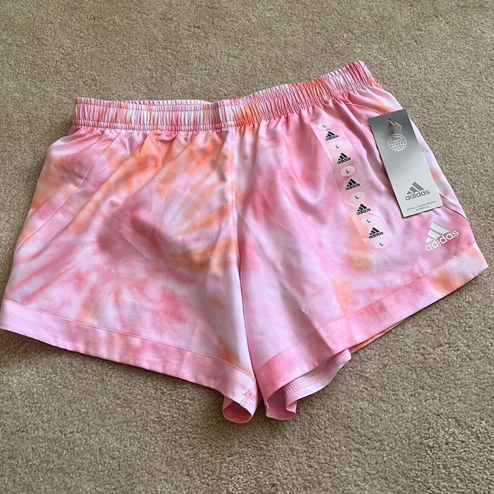Adidas girls athletic shorts